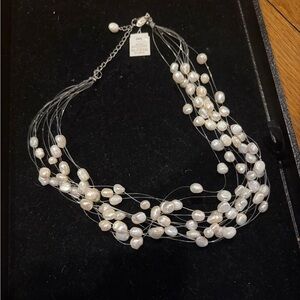 NWT Lia Sophia Elegant Pearl Necklace